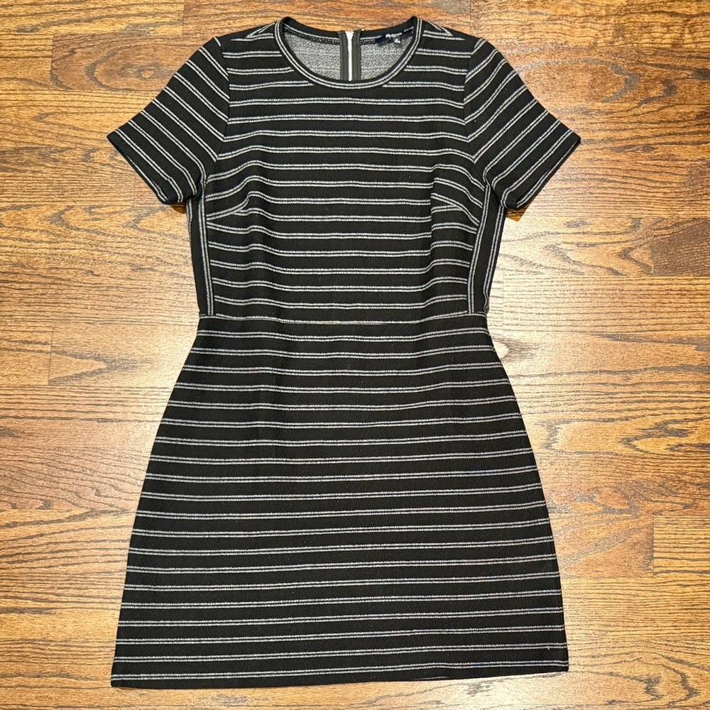 Madewell Striped Upstage Dress - Size 10